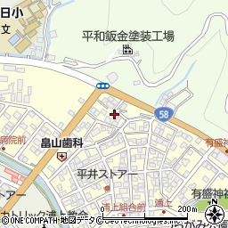 鹿児島県奄美市名瀬浦上町9-7周辺の地図