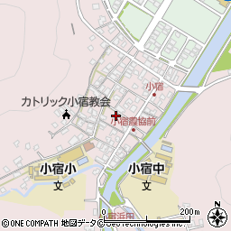 鹿児島県奄美市名瀬大字小宿77周辺の地図