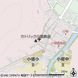 鹿児島県奄美市名瀬大字小宿128周辺の地図