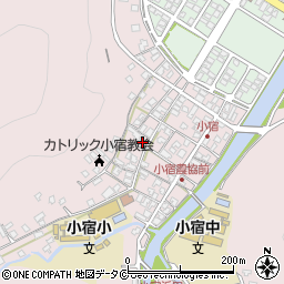 鹿児島県奄美市名瀬大字小宿118周辺の地図