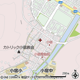 鹿児島県奄美市名瀬大字小宿58周辺の地図