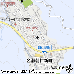 鹿児島県奄美市名瀬朝仁新町周辺の地図