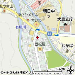 シュープラザ　奄美店周辺の地図