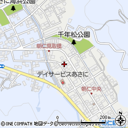 南海日日新聞　朝仁販売所周辺の地図
