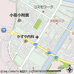鹿児島県奄美市名瀬平松町周辺の地図