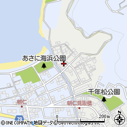 鹿児島県奄美市名瀬朝仁新町3-8周辺の地図