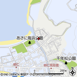 鹿児島県奄美市名瀬朝仁新町3周辺の地図