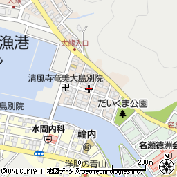 鹿児島県奄美市名瀬大熊町1425周辺の地図