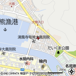 鹿児島県奄美市名瀬大熊町1398周辺の地図