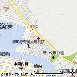 鹿児島県奄美市名瀬大熊町1423周辺の地図