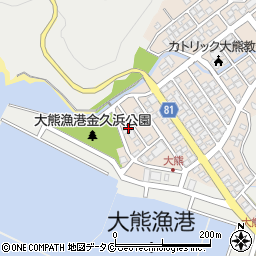 鹿児島県奄美市名瀬大熊町1周辺の地図