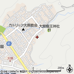 鹿児島県奄美市名瀬大熊町33周辺の地図