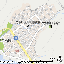 鹿児島県奄美市名瀬大熊町16周辺の地図