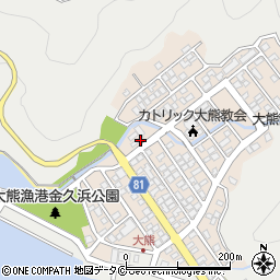 鹿児島県奄美市名瀬大熊町9周辺の地図