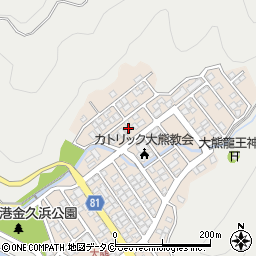 鹿児島県奄美市名瀬大熊町22周辺の地図