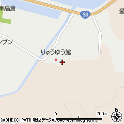 龍郷町　体育文化センター・りゅうゆう館周辺の地図