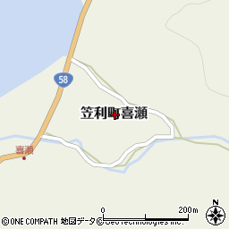 鹿児島県奄美市笠利町大字喜瀬周辺の地図
