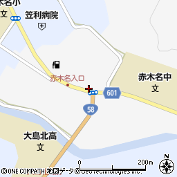 鹿児島県奄美市笠利町大字里周辺の地図