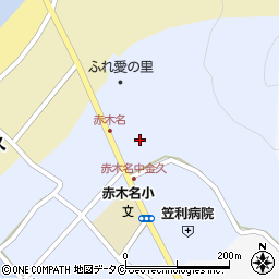 笠利公民館周辺の地図