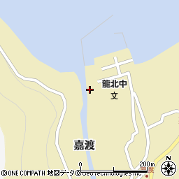 龍郷町立竜北中学校　校長室周辺の地図