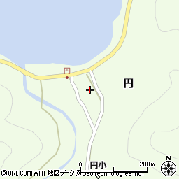 円簡易郵便局周辺の地図