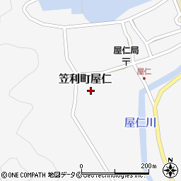 鹿児島県奄美市笠利町大字屋仁1425周辺の地図