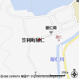 鹿児島県奄美市笠利町大字屋仁48周辺の地図