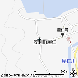 鹿児島県奄美市笠利町大字屋仁1449周辺の地図