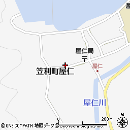 鹿児島県奄美市笠利町大字屋仁57周辺の地図