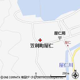 鹿児島県奄美市笠利町大字屋仁1451周辺の地図