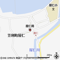 鹿児島県奄美市笠利町大字屋仁74周辺の地図