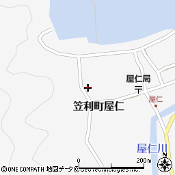 鹿児島県奄美市笠利町大字屋仁1453周辺の地図