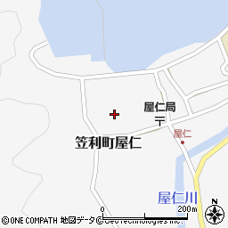 鹿児島県奄美市笠利町大字屋仁1455周辺の地図