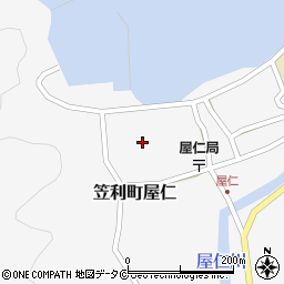 鹿児島県奄美市笠利町大字屋仁1456周辺の地図