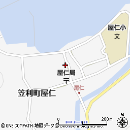 鹿児島県奄美市笠利町大字屋仁71周辺の地図