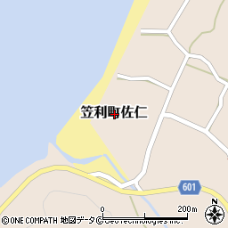 鹿児島県奄美市笠利町大字佐仁周辺の地図