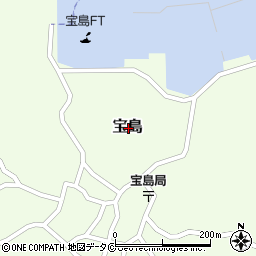 鹿児島県鹿児島郡十島村宝島の地図 住所一覧検索 地図マピオン