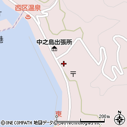 中之島郵便局周辺の地図