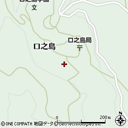 鹿児島県鹿児島郡十島村口之島157周辺の地図