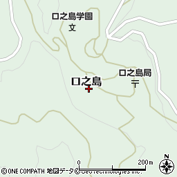 鹿児島県鹿児島郡十島村口之島11周辺の地図