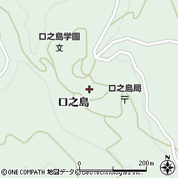 鹿児島県鹿児島郡十島村口之島118周辺の地図