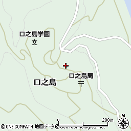 鹿児島県鹿児島郡十島村口之島103周辺の地図