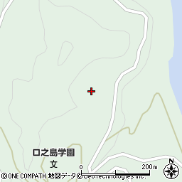 鹿児島県鹿児島郡十島村口之島19-16周辺の地図