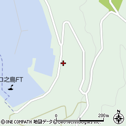 口之島ダイビングサービス周辺の地図