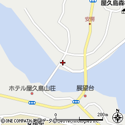 屋久杉茶屋周辺の地図