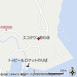 鹿児島県熊毛郡屋久島町安房410-155周辺の地図