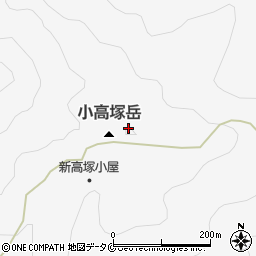 小高塚岳周辺の地図