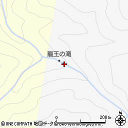 龍王の滝周辺の地図