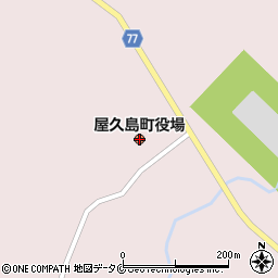 鹿児島県熊毛郡屋久島町周辺の地図