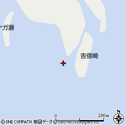 吉信崎周辺の地図